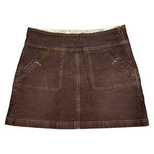 Prana Brown Mini Skirt